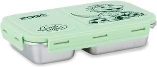 POGON Chit Chat Stainless Steel Lunch Box for Kids, School Tiffin Box 1 Containers Lunch Box