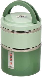 TeDeMeI Insulated Hot & cold steel 2 Containers Lunch Box