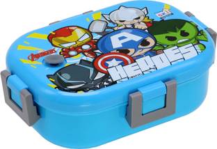 SKI Delicacy Small Insulated Lunch Box with Steel Inner 2 Containers Lunch Box