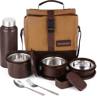 Oliveware Magma Lunch Box 3 Containers Lunch Box