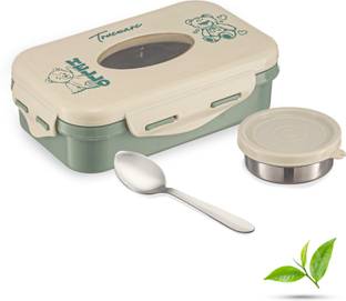 Trueware Insulated Inner Steel BPA Free, Airtight, Food Grade, 2 Containers Lunch Box