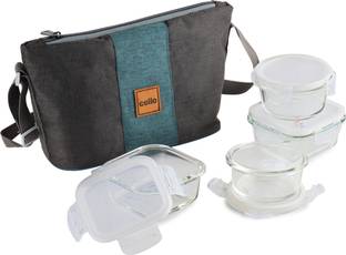 cello Elite Mix Lunch box 4 pcs set 4 Containers Lunch Box