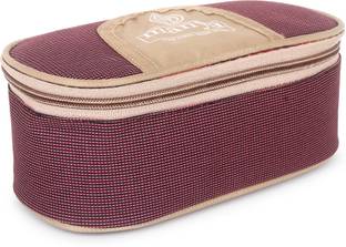Manya Tiffin Lunchbox with Zipped Thermal Pouch Bag Return Gifts 3 Containers Lunch Box