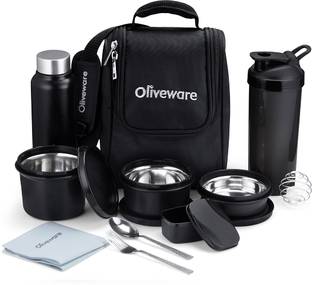 Oliveware Teso Fuel Meal Combo Lunch box Set 6 Containers Lunch Box