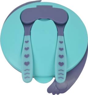 KYLO Flying Saucer Baby Feeding Bowl|Three Compartments|Silicon SuctionBaseHolds 1 Containers Lunch Box