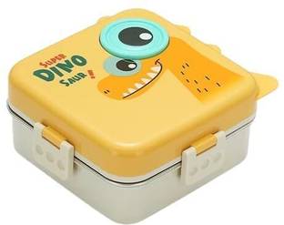 swabs 5 Compartment Eye Design Stainless Steel Lunch Box 2 Containers Lunch Box
