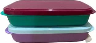 TUPPERWARE My Lunch Liquid-Tight plastic Lunch Box 590ml 2 Containers Lunch Box