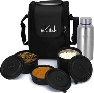inKitch Tiffin Box / Water Bottle 4 Containers Lunch Box