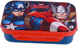 striders Marvel Avengers Lunch Box Leakproof, Insulated, Single Compartment with Spoon 1 Containers Lunch Box