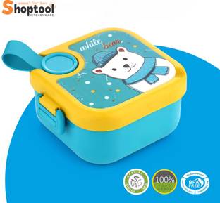 Shoptool Tummy Steel Airtight Leak-Proof Tiffin for Kids School, Office 1 Containers Lunch Box