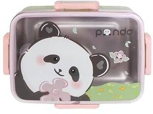LAVI Stainless Steel Container Panda Printed Lunch box 1 Containers Lunch Box
