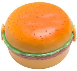 UrvaEnterprise 3 Containers Insulated Burger Tiffin Box for Kids Lunch Box (750 ml) 3 Containers Lunch Box