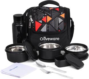 Oliveware Fresh Feast Lunch Box | 5 Containers Lunch Box