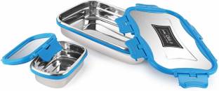 cello Click It Medium Pack for Office & School Use | Leak proof | Easy to clean 2 Containers Lunch Box