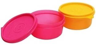 TUPPERWARE Tropical Twins 2 Containers Polypropylene, Plastic Office Lunch Box