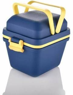 KUBER INDUSTRIES 3 Compartment Tiffin with Handle & Push Lock 3 Containers Lunch Box