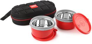 cello MF Micro Insulated (Red) 2 Containers Lunch Box