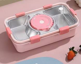 Better Buy Sleek 100% Leak-proof Bento with Removable Bowl 3 Containers Lunch Box