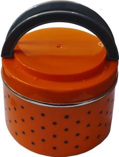 Marwall Sky Insulated Doube Wall Body Inner Stainless Steel Lunch Box-550ml 1 Containers Lunch Box