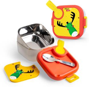 Rabitat Lunchmate Mini Stainless Steel Lunch Box with Spoon 1 Containers Lunch Box