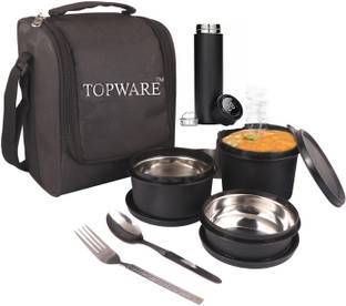 TOPPWARE New compact lunchbox with Smart Temperature bottle 3 Containers Lunch Box
