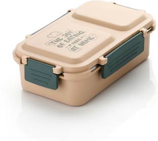 BLLUEX Lunch Box Sealed Leakage Proof Stainless Steel with 2 Containers Lunch Box