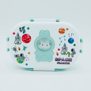 PLAST BOY Astro Kitty 1 Containers Polypropylene School Lunch Box