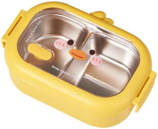 KT Mart Duck Keep Food hot Plastic Lunch Box bento Food Storage Container for Kid 1 Containers Lunch Box