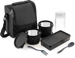 Sedulous Elegant Stainless Steel 3 Containers Lunch Box