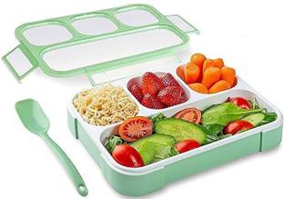 GVJ TRADERS Lunch Boxes - for Kids Children Fork 1 Containers Lunch Box (750 ml) 4 Containers Lunch Box