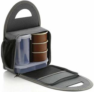 ALTOSA STAINLESS STEEL LUNCH BOX 3 Containers Stainless Steel Office Lunch Box