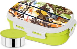 Trueware Byte Kids Hot and Fresh Pu Insulated BPA Free, Food Grade 2 Containers Lunch Box