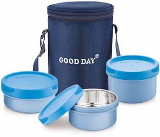 Good Day Easymeal_3pcs_blue 3 Containers Lunch Box