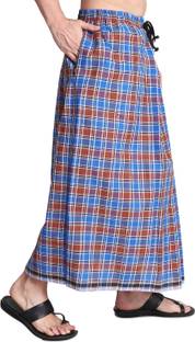 GOWRI TEX Checkered Multicolor Lungi