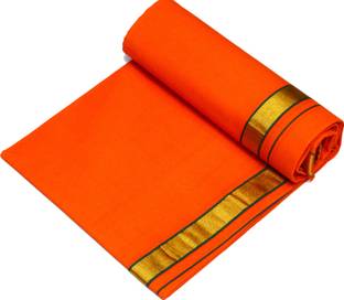 Akhil Solid Orange Lungi