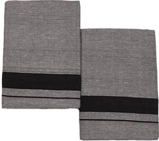 Tharunsha Elite Solid Grey Lungi