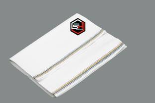 Shyam handloom Solid White Lungi