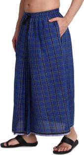 GOWRI TEX Checkered Multicolor Lungi