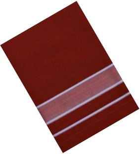 Priyam Self Design Maroon Lungi