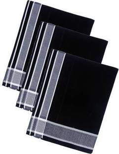 sudharsana Solid Black Lungi