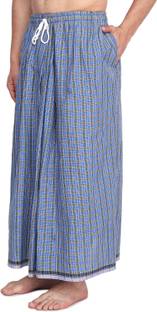 GOWRI TEX Checkered Multicolor Lungi
