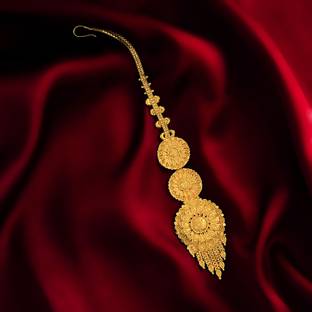 arch fashion Brass Maang Tikka