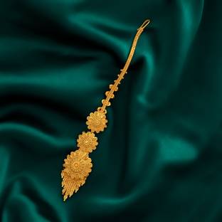 arch fashion Brass Maang Tikka