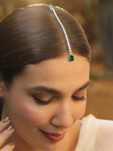 RUBANS Brass Maang Tikka