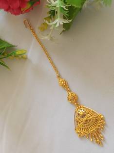 HHJEWELRY Alloy Maang Tikka