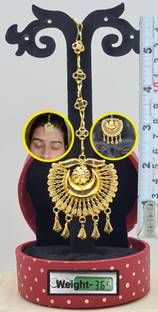 zevarhouse Brass Maang Tikka
