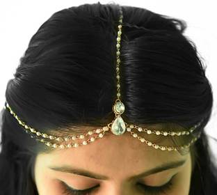 JN Handicraft Alloy Maang Tikka