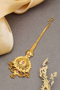 Jecy JEWELS Brass Maang Tikka