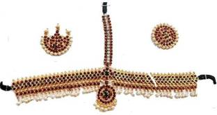 rk gold covering Alloy Maang Tikka