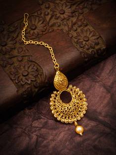 Vermont Brass, Copper, Alloy Maang Tikka